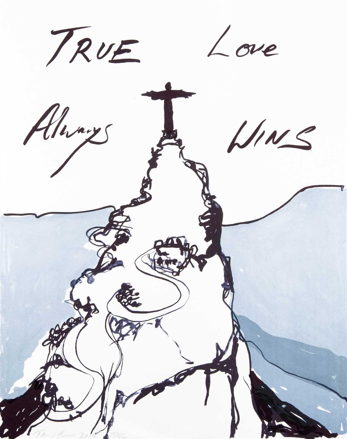 Lot 142 - Tracey Emin (British b.1963), 'True Love Always Wins', 2016