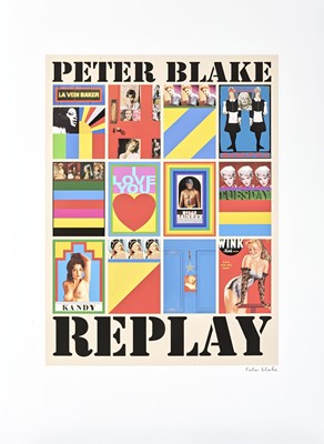 Lot 199 - Peter Blake (British 1932-), 'Replay Series', 2008 (12 Works)