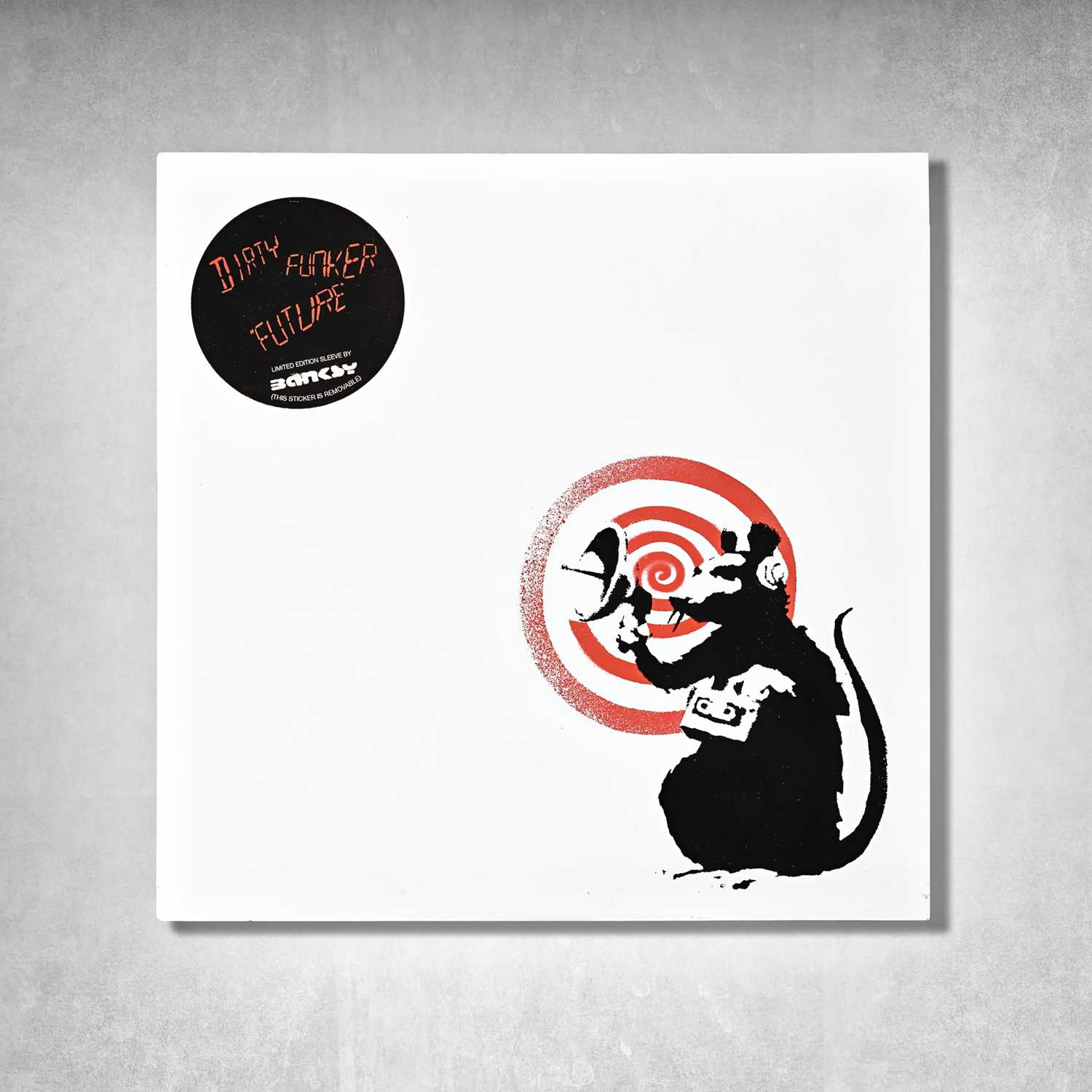Lot 20 - Banksy (British 1974-), 'Radar Rat - Dirty Funker Vinyl (White)', 2008