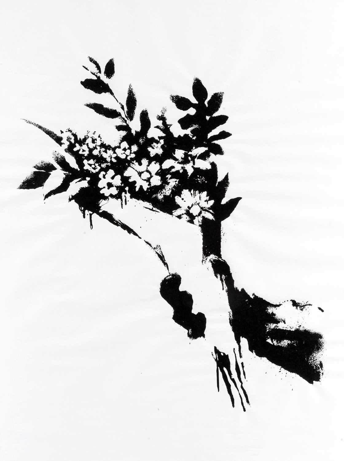 Lot 31 - Banksy (British 1974-), 'GDP Flower Thrower', 2019