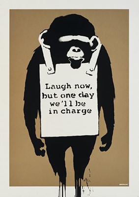 Lot 129 - Banksy (British 1974-), 'Laugh Now', 2004