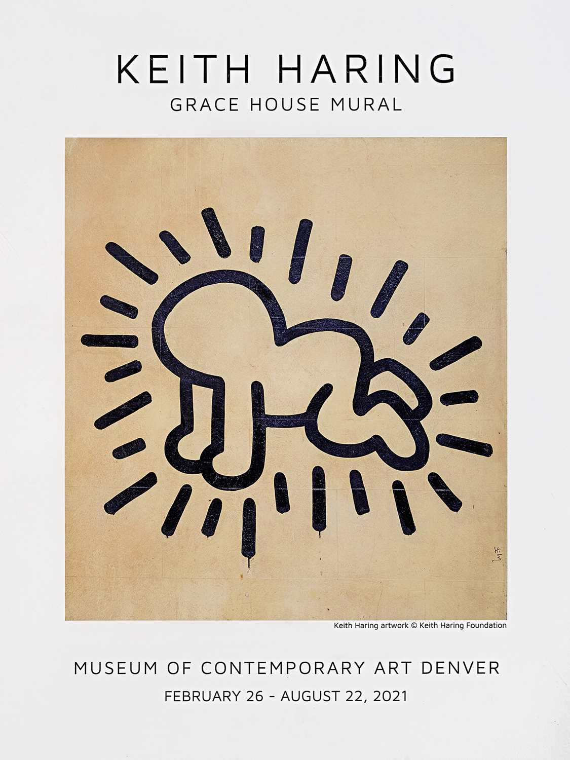 Lot 75 - Keith Haring (American 1958-1990), 'Grace House Mural', 2021