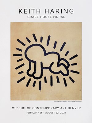 Lot 75 - Keith Haring (American 1958-1990), 'Grace House Mural', 2021