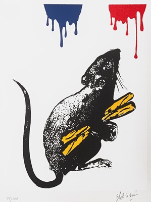 Lot 83 - Blek Le Rat (French 1951-), 'Rat N°5', 2019