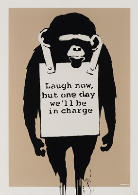 Lot 176 - Banksy (British 1974-), 'Laugh Now', 2004