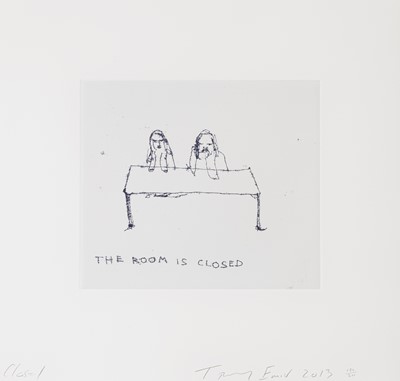 Lot 65 - Tracey Emin (British 1963-), 'Closed', 2013
