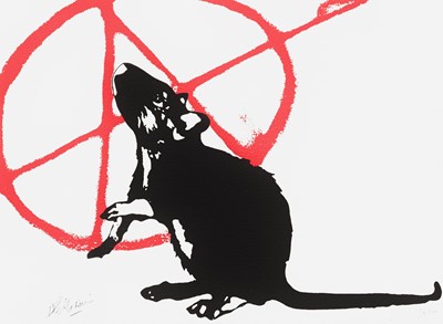 Lot 90 - Blek Le Rat (French 1951-), 'The Anarchist', 2020
