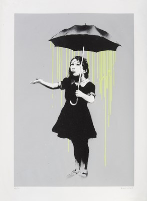 Lot 236 - Banksy (British 1974-), 'Nola (Yellow Rain)', 2008