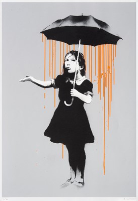 Lot 235 - Banksy (British 1974-), 'Nola (Orange Rain)', 2008