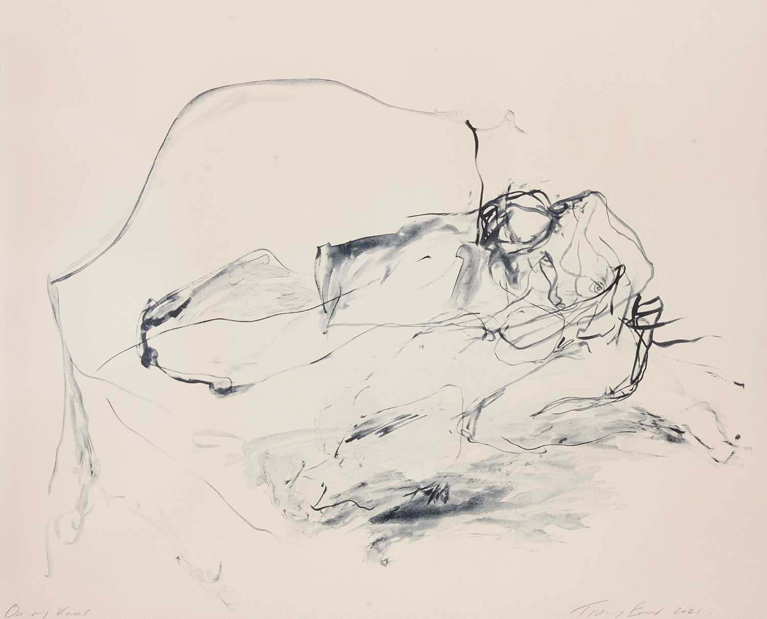 Lot 287 - Tracey Emin (British 1963-), 'On My Knees', 2021