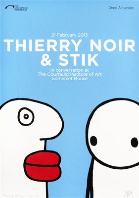Lot 234 - Stik & Thierry Noir (Collaboration), 'In Conversation', 2013