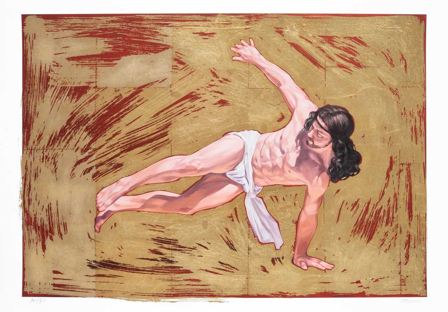 Lot 87 - Cosmo Sarson (British), ‘Breakdancing Jesus – Flares’, 2015
