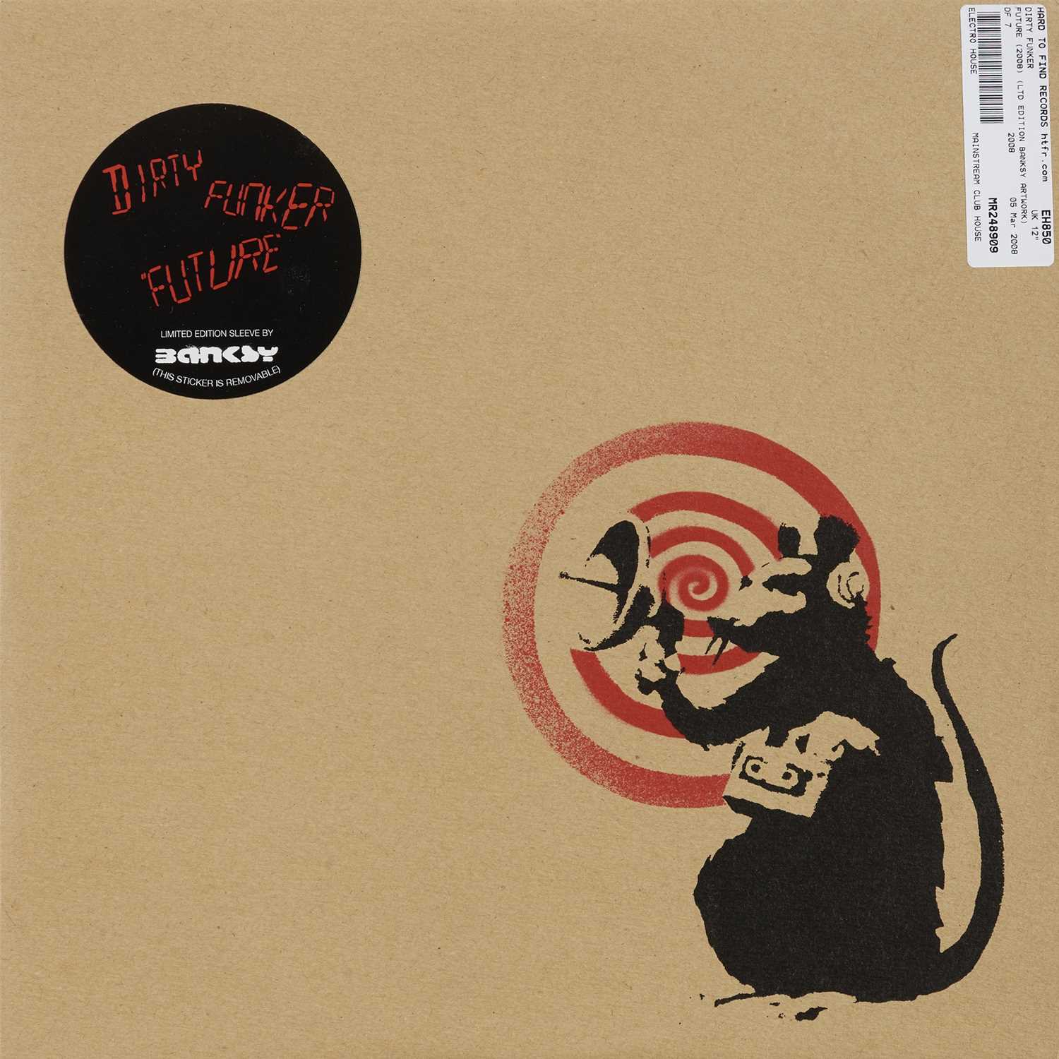 Lot 73 - Banksy (British 1974-), 'Radar Rat - Dirty Funker Vinyl (Brown)', 2008