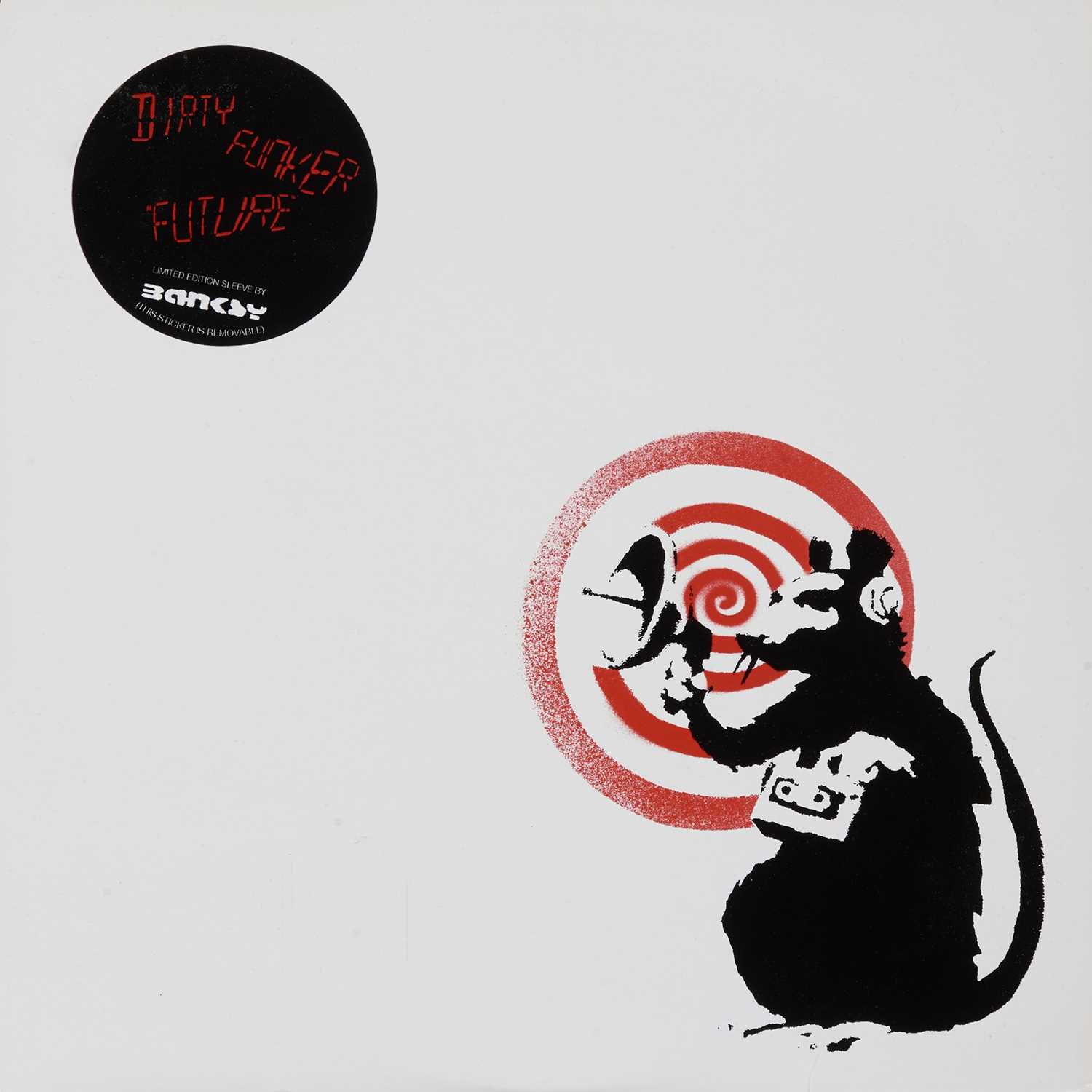 Lot 74 - Banksy (British 1974-), 'Radar Rat - Dirty Funker Vinyl (White)', 2008