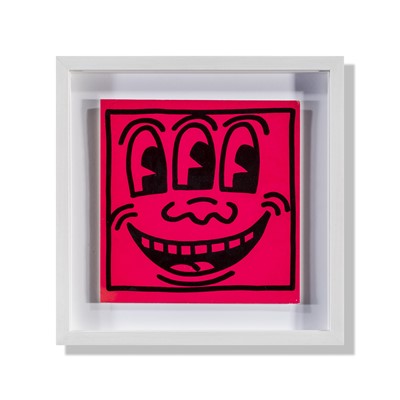 Lot 109 - Keith Haring (American 1958-1990), 'Three Eyes', 1982