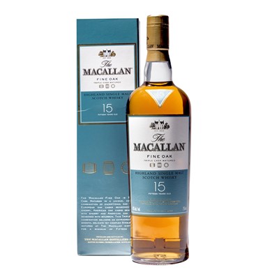Lot 117 - 1 bottle Macallan 15 Year Old Fine Oak