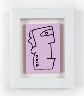 Lot 126 - Thierry Noir (French 1958-), 'Light Pink', 2020