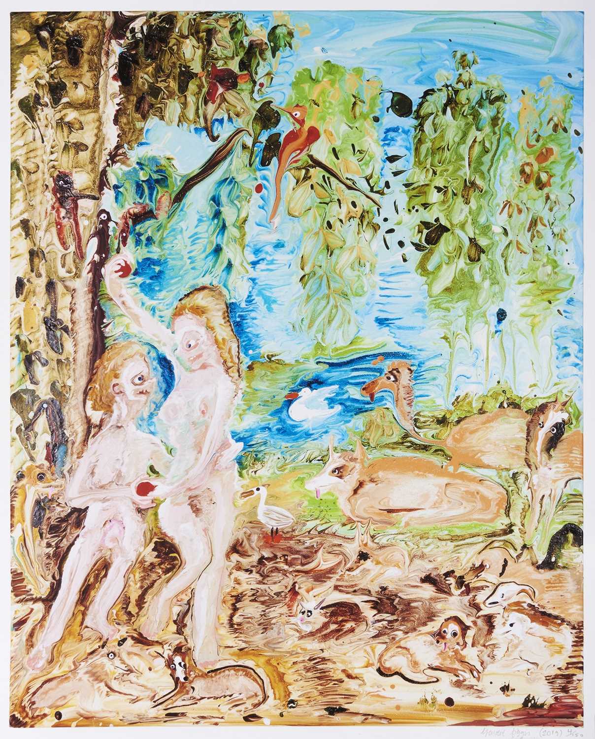 Lot 158 - Genieve Figgis (Irish 1972-), 'Adam & Eve', 2019