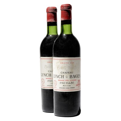 Lot 49 - 2 bottles 1970 Ch Lynch Bages
