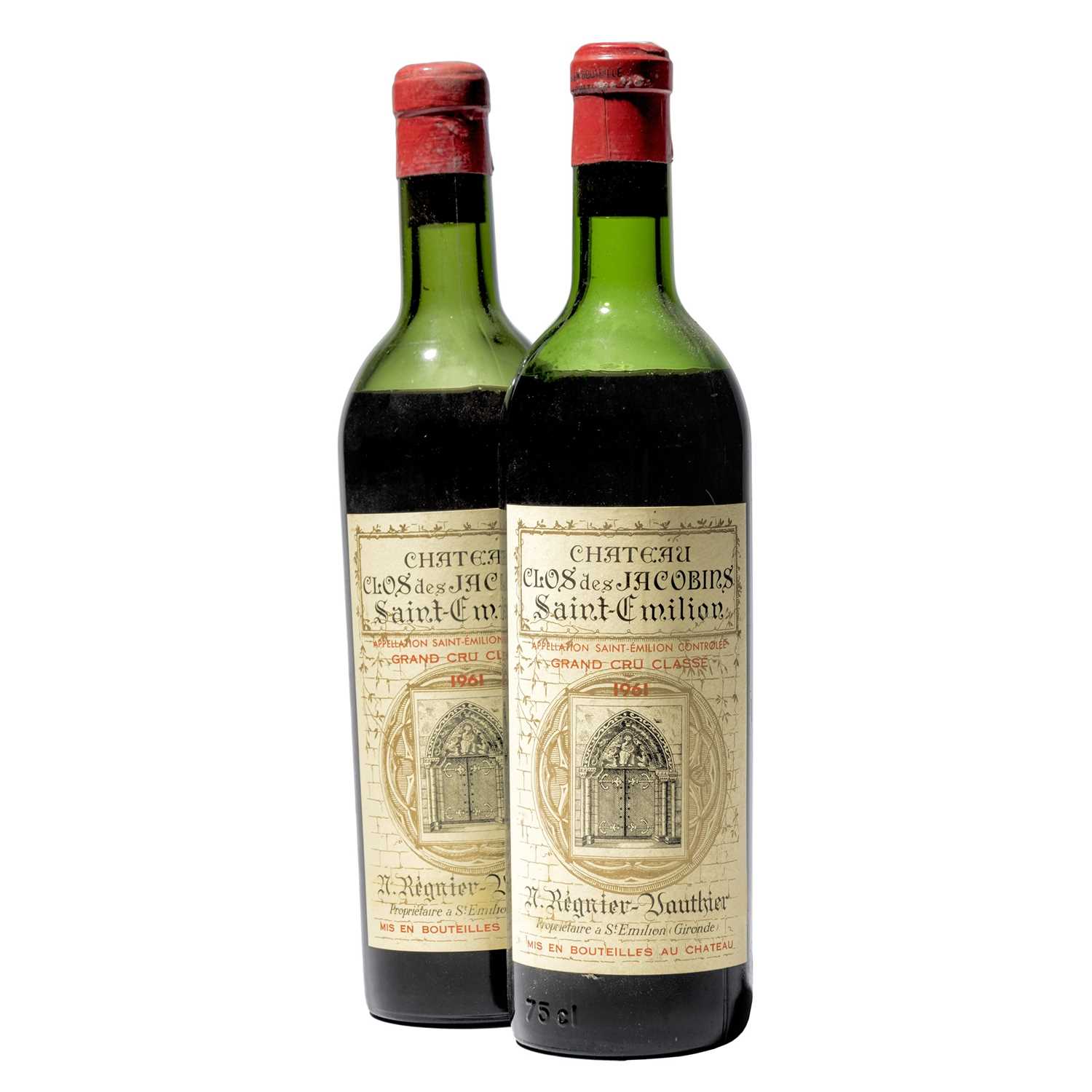 Lot 48 - 2 bottles 1961 Clos des Jacobins