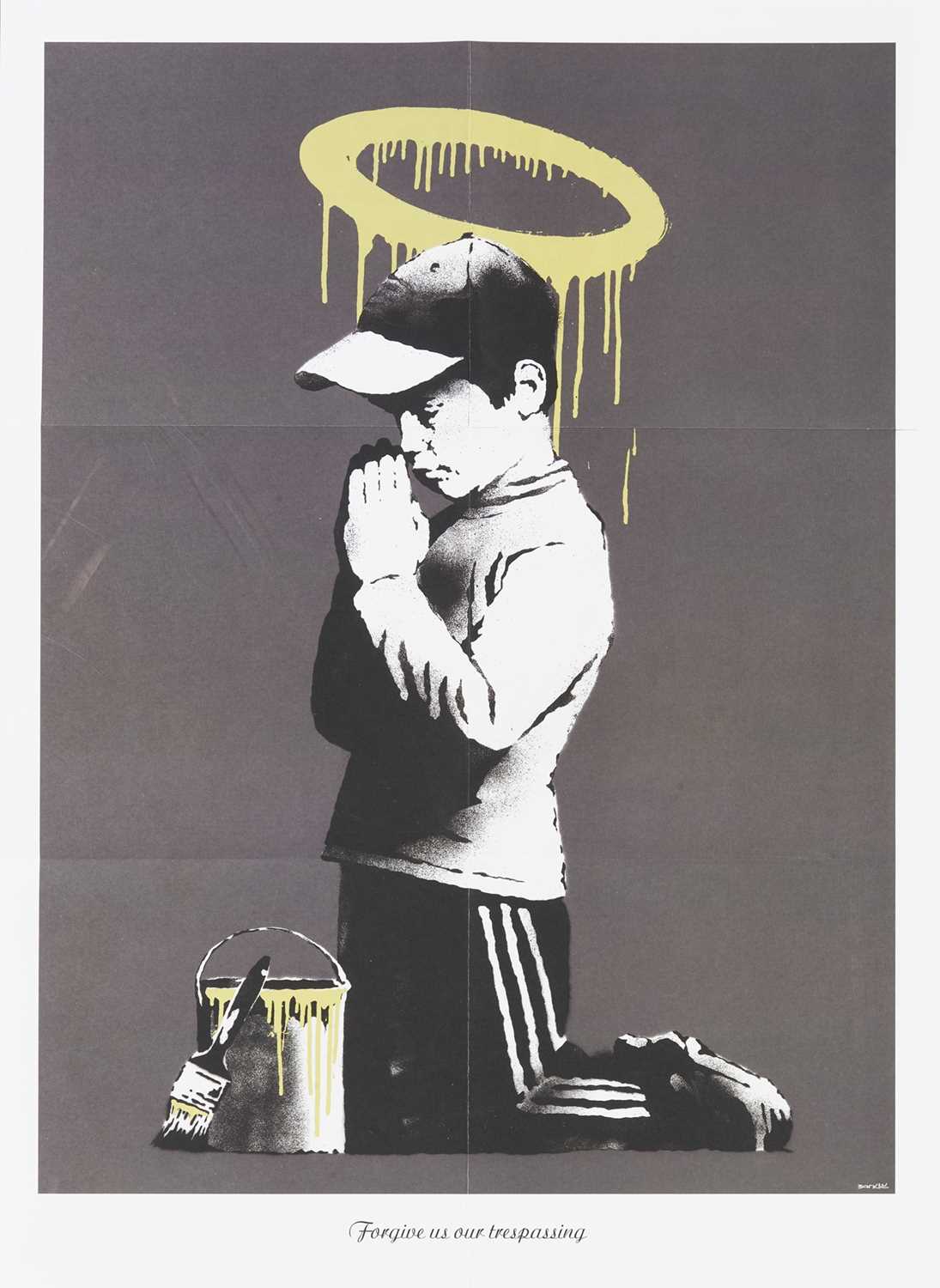 Lot 71 - Banksy (British 1974-), ‘Forgive Us Our Trespassing’, 2010