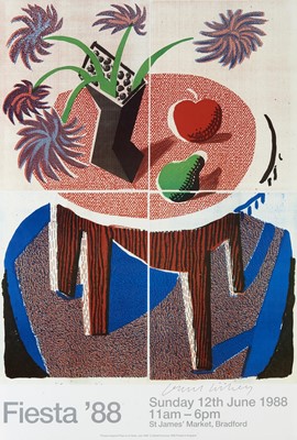 Lot 21 - David Hockney (British 1937-), 'Fiesta (Signed)', 1988