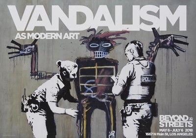 Lot 75 - Banksy (British 1974-), 'Vandalism As Modern Art', 2018