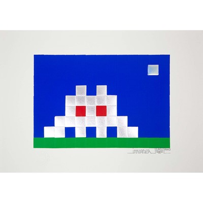 Lot 202 - Invader (French 1969-), 'Home Earth', 2010
