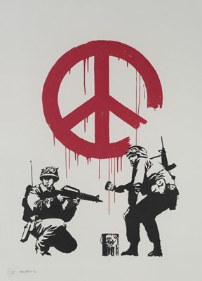 Lot 231 - Banksy (British 1974-), 'CND Soldiers', 2005