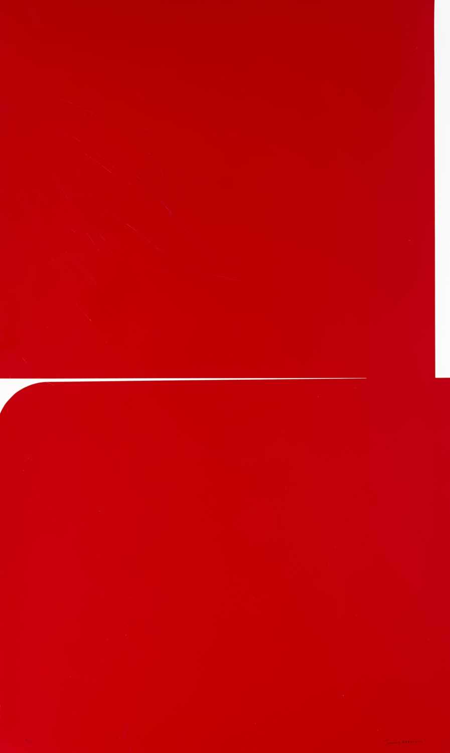 Lot 229 - Johnny Abrahams (American 1979-), 'Untitled (Red)', 2021