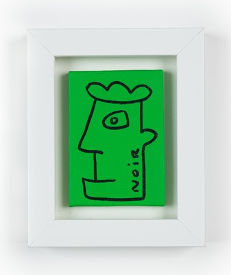Lot 226 - Thierry Noir (French 1958-), 'Shocking Green', 2020