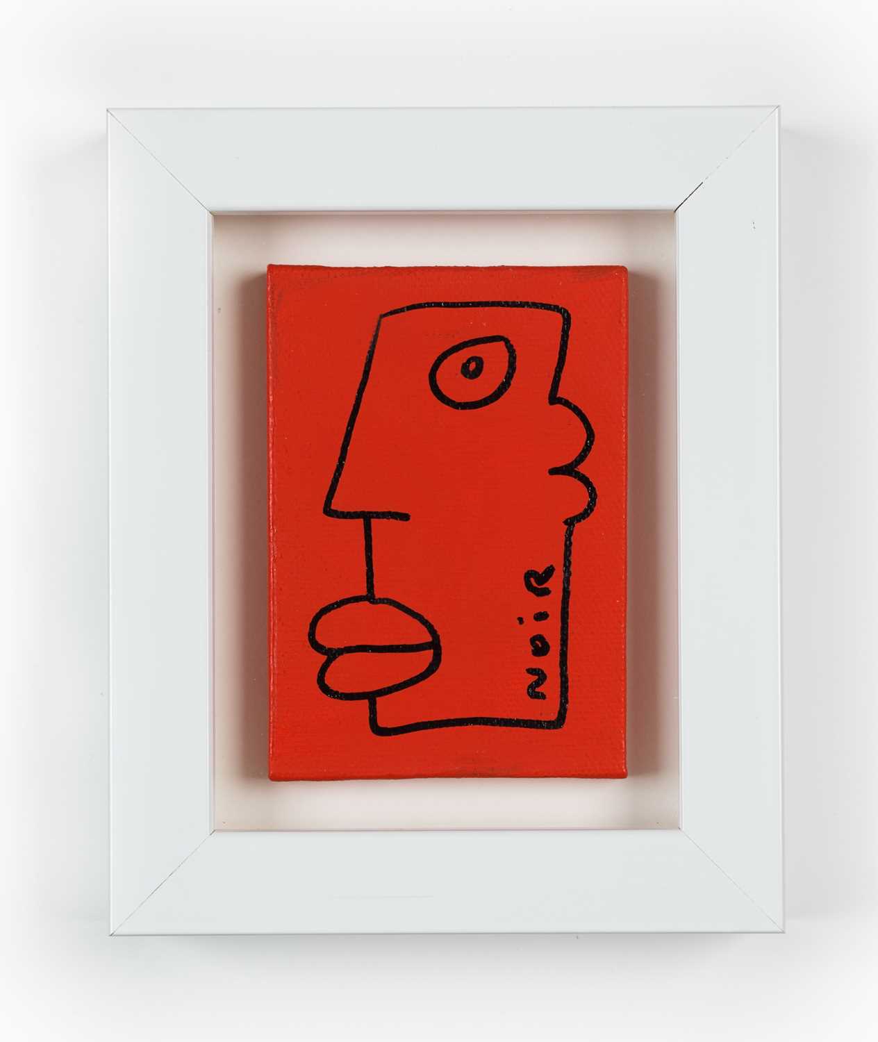 Lot 225 - Thierry Noir (French 1958-), 'Red', 2020