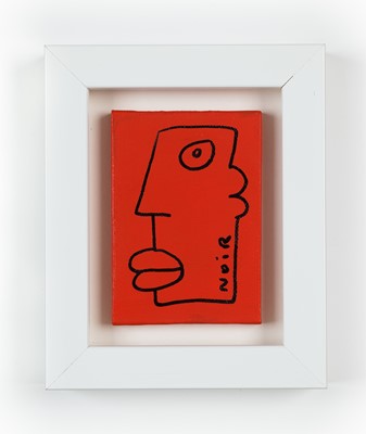 Lot 225 - Thierry Noir (French 1958-), 'Red', 2020