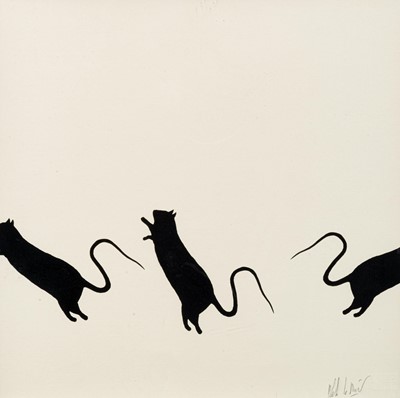 Lot 140 - Blek Le Rat (French 1951-), 'Mono Rats', 2006