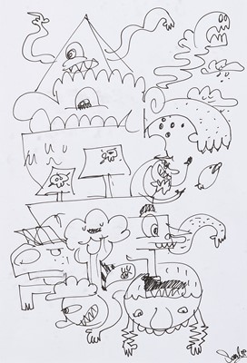 Lot 321 - Mr Doodle (British 1994-), 'Untitled'