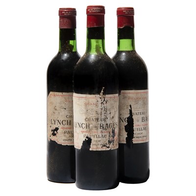 Lot 33 - 3 bottles 1970 Ch Lynch Bages
