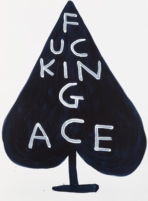 Lot 253 - David Shrigley (British 1968-), 'Fucking Ace', 2018