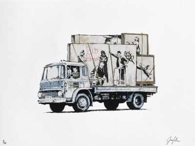 Lot 160 - Gonefellow (British), 'Graffiti Truck: The Parody', 2016
