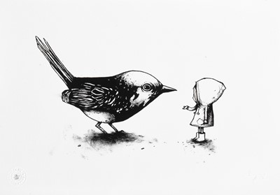Lot 150 - Dran (French 1979-), 'Learning To Fly', 2010
