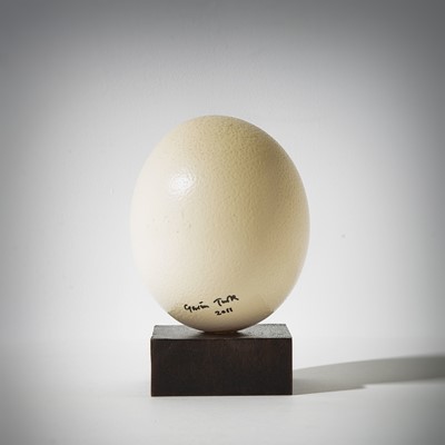 Lot 48 - Gavin Turk (British 1967-), 'Ostrich Egg', 2011