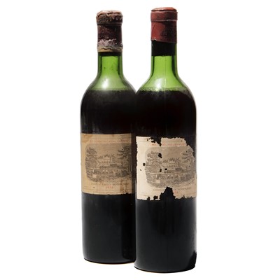 Lot 31 - 2 bottles 1958 Ch Lafite-Rothschild