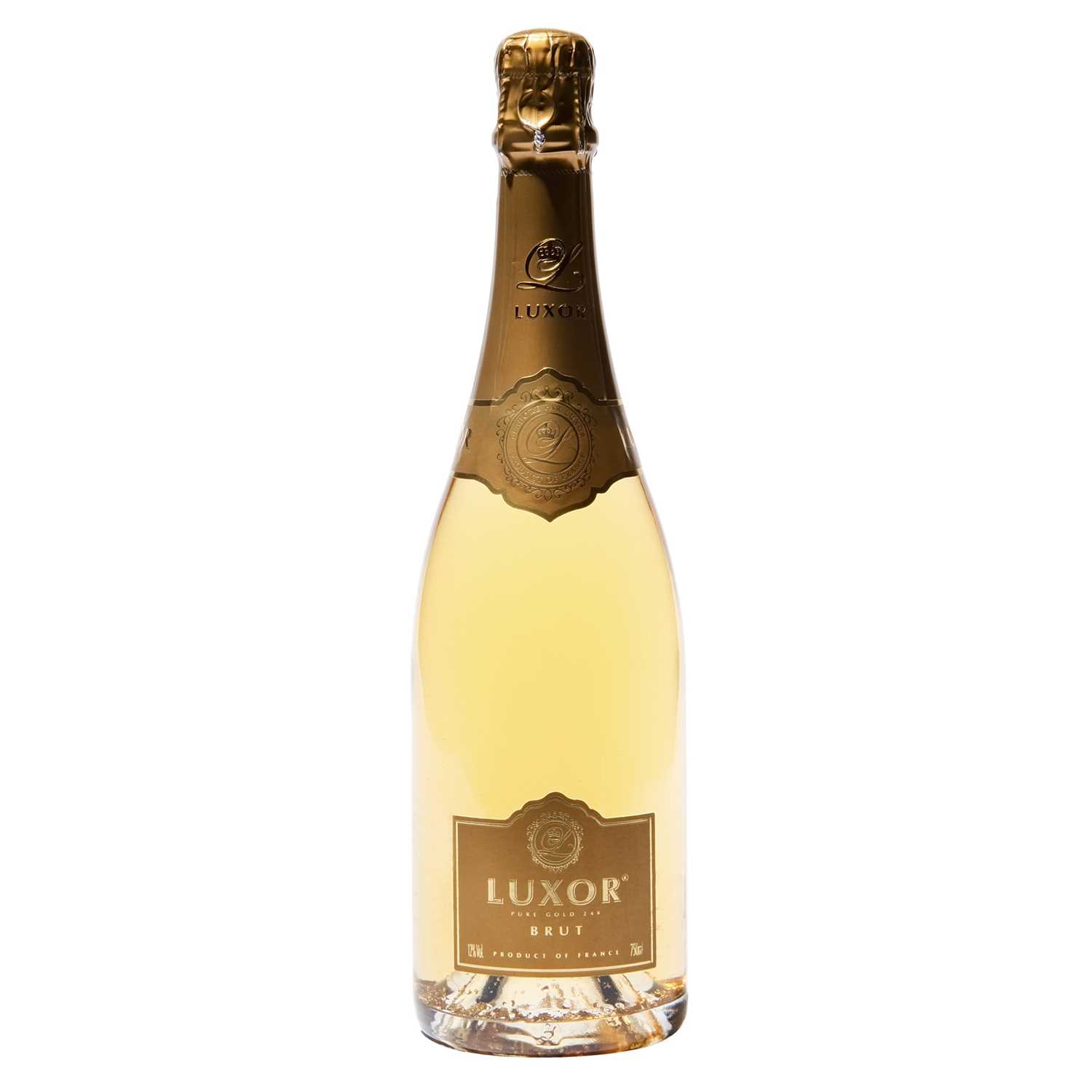 Lot 151 - 1 bottle Luxor Brut 24K Gold Champagne