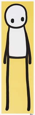Lot 137 - Stik (British 1979-), ‘Standing Figure (Book) (Yellow)’, 2015