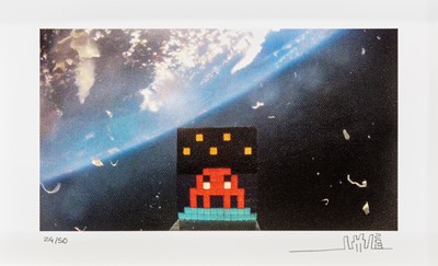 Lot 300 - Invader (French 1969-), 'Art4Space', 2013