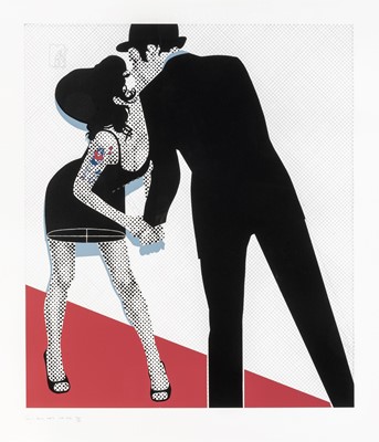 Lot 205 - Gerald Laing (British 1936-2011), 'The Kiss', 2007