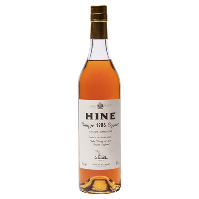 Lot 200 - 6 bottles 1986 Hine Grande Champagne Cognac