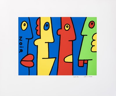 Lot 350 - Thierry Noir (French 1958-), 'Yes Or Noir', 2003
